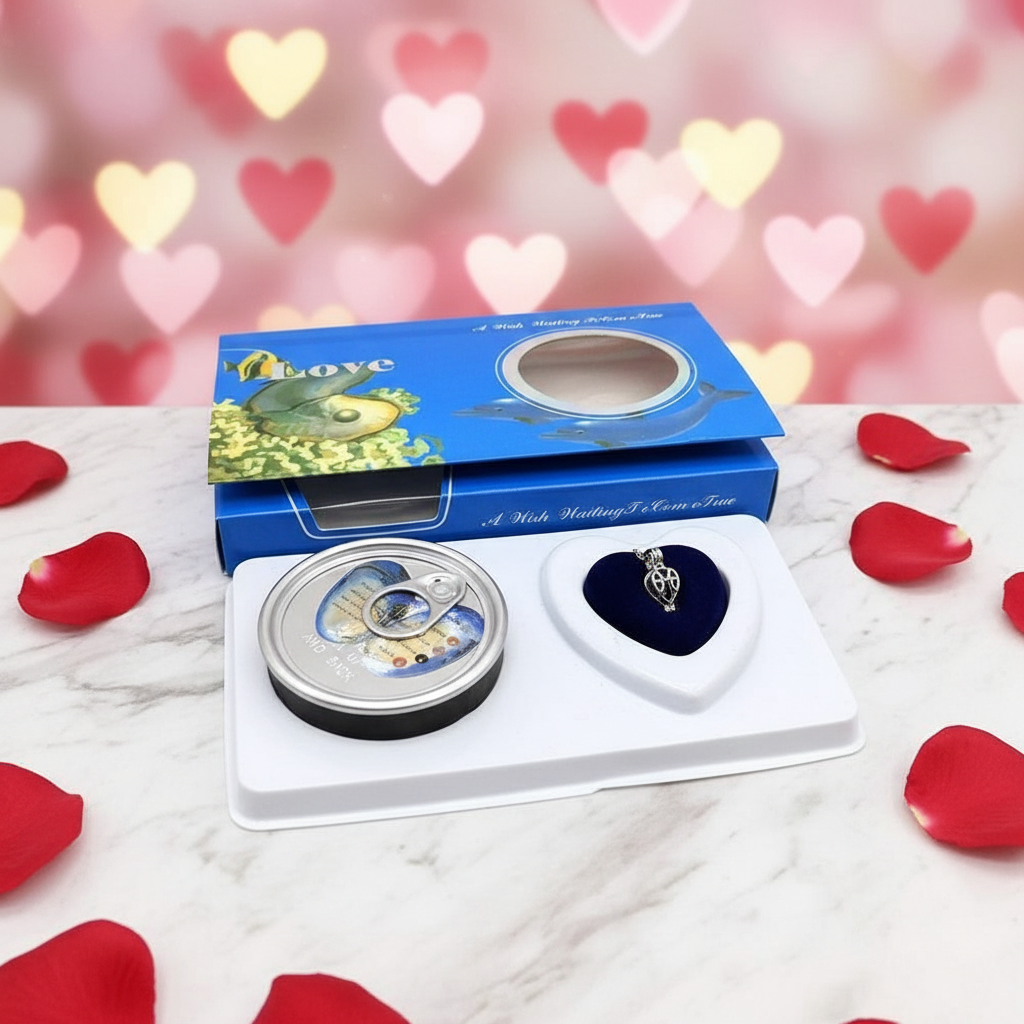 Pearl Necklace Gift Set - Valentine's Day