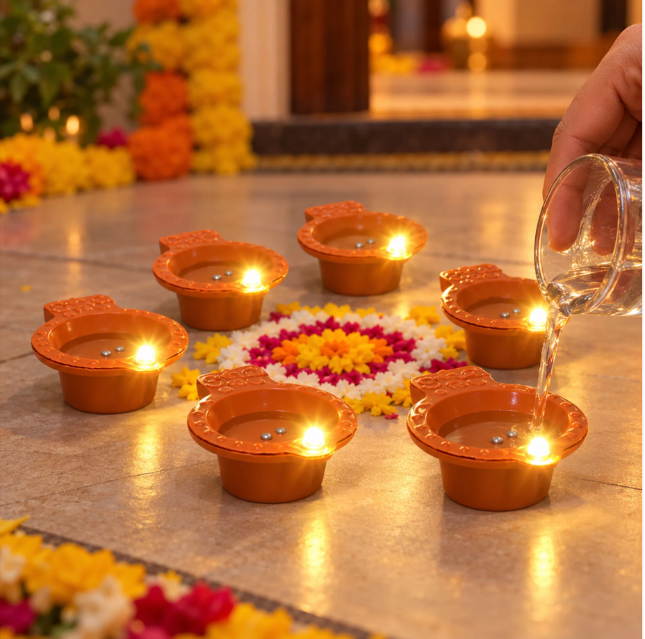 Light Up with LED Diyas