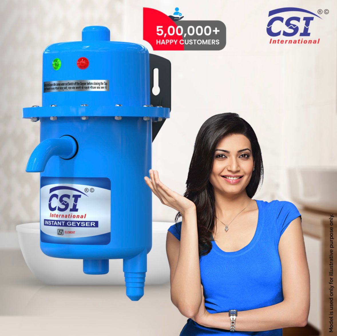 WISEINDIA - INSTANT WATER GEYSER - HOT SALE