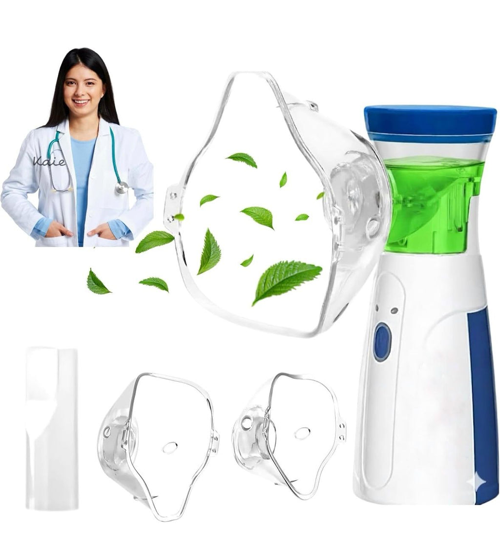 BreatheEasy™-Nebulizer Machine For Adult & Kids" 1 Year warranty"