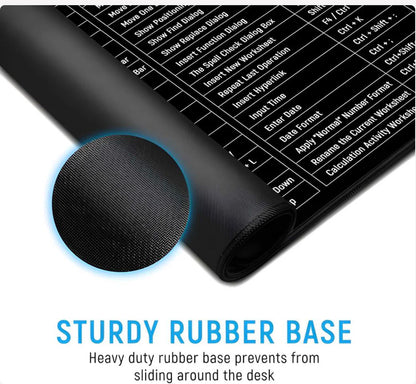 WiseIndia Anti-slip Keyboard Pad with Shortcut Key Patterns BUY 1 GET 1