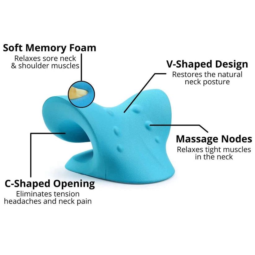 WISEINDIA- Cervical Neck & Traction Stretch Pillow