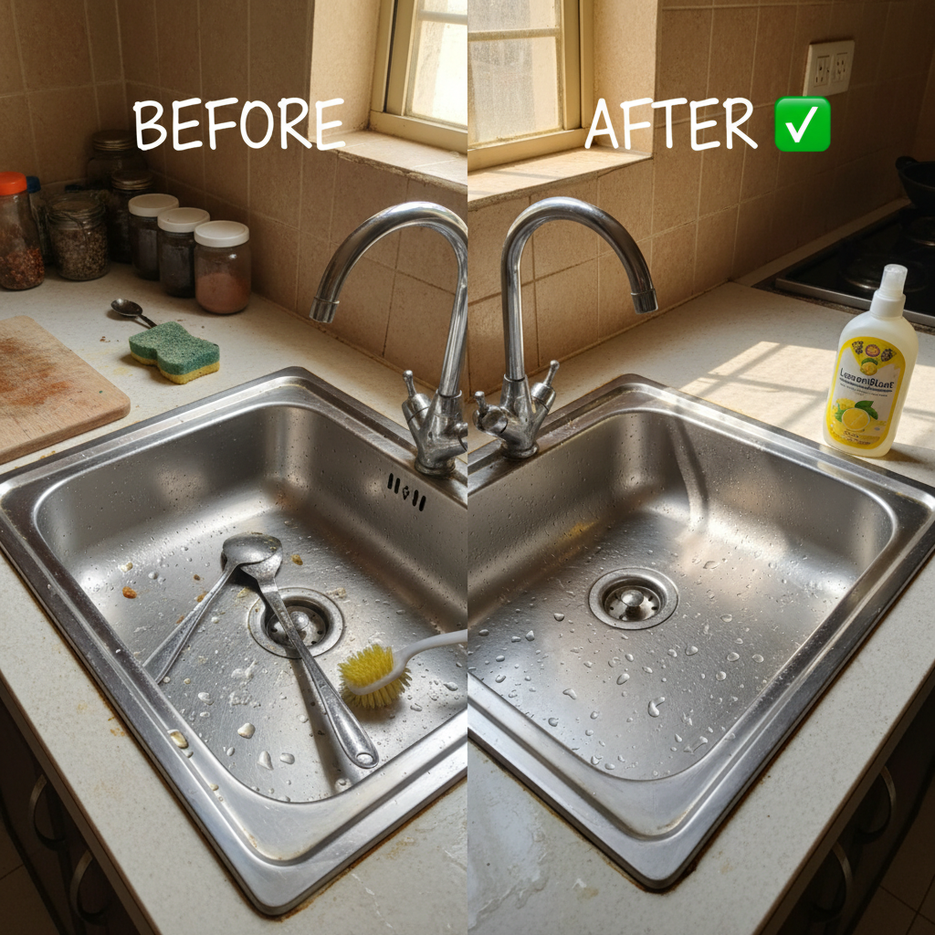 Customer Review - Clean Sink Result