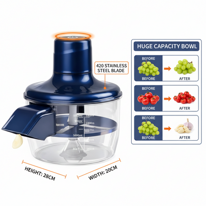 QuickPeel Pro™ Peel Garlic, Grapes & Veggies in Seconds | 1 Year Warrenty