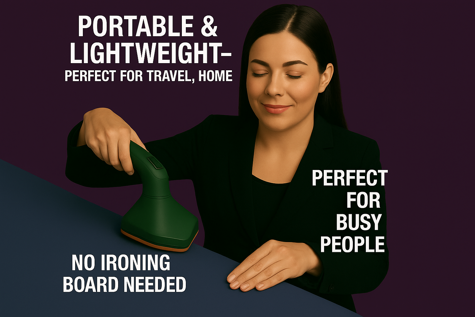 Enhanced Portable & Lightweight with White Text