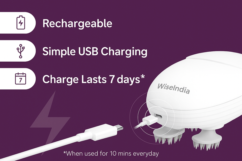 Updated WiseIndia Massager Features