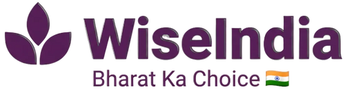 WiseIndia Logo with Bharat Ka Choice