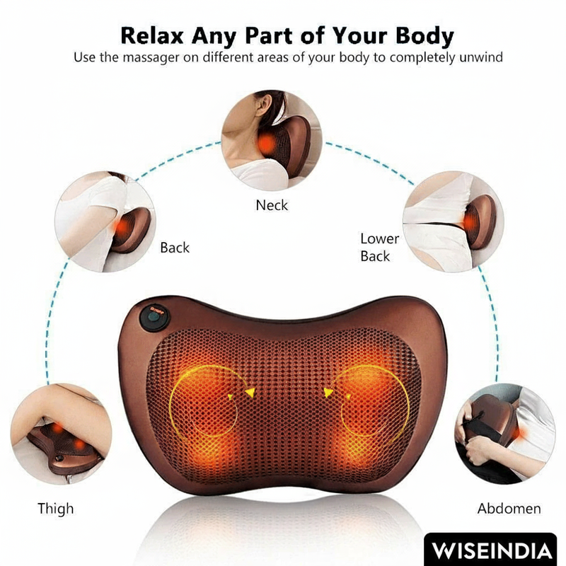 Wiseindia Massage Pillow Usage Areas