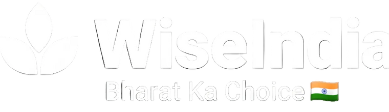 WiseIndia White Logo